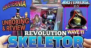 UNBOXING & REVIEW Masterverse SKELETOR SKELETEK Masters of the Universe Revolution Figure Review
