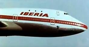 Historia de la aerolínea IBERIA - Aviones históricos Boeing 727-256 Douglas DC-9 DC-8 (1977)