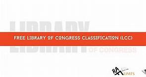 Free Library of Congress Classification (LCC)