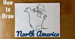 How to Draw North America