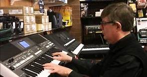 The Yamaha PSRS670 Organ and orchestral sounds