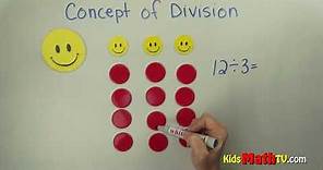 The basic concept of division simplified, math video tutorial