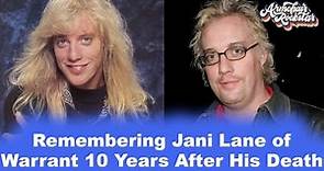 Remembering Warrant's Jani Lane 10 Years After His Death