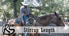 Stirrup Length & Fit - Everyday Horsemanship with Craig Cameron
