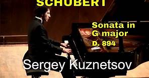 Schubert, sonata in G major D.894 — Sergey Kuznetsov