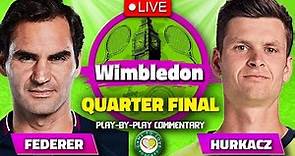 FEDERER vs HURKACZ | Wimbledon Quarter Finals 2021 | LIVE GTL Tennis Watchalong