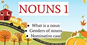 Albanian for beginners (nominative case of nouns - part 1)
