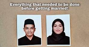 Borang Nikah + Kursus Kahwin Online + HIV Test + Gambar Passport #ALIFFATIN