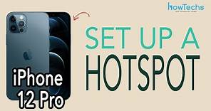 iPhone 12 Pro - How to set up a WiFi Hotspot | Howtechs