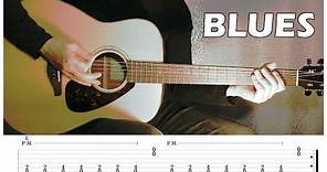 Classic Blues-Rock (Key of E) Guitar Lesson w/ Tabs!