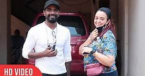 Remo D'Souza with wife Lizelle D'Souza spotted after a long Time