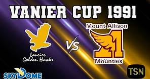 Wilfrid Laurier University vs Mount Allison - Vanier Cup 1991