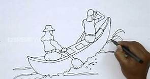 How to Draw Canoeing