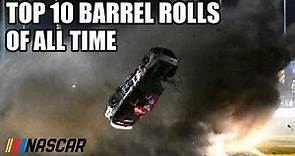 Top 10 Largest NASCAR Barrel Rolls of All Time