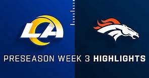 Rams vs. Broncos highlights | Preseason Week 3