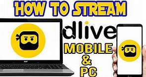 How to Stream on dlive mobile | how to setup dlive stream on pc | Best Method for Live Streaming