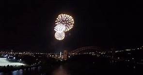 Astoria Park Fireworks 2017 from the Triboro Bridge