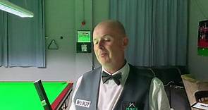 An emotional Philip Williams who... - World Seniors Snooker