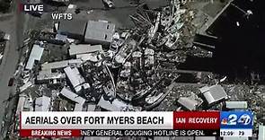 NBC2 IAN RECOVERY - An aerial view of Fort Myers Beach
