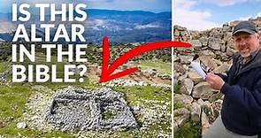 Exploring Joshua's altar in Israel