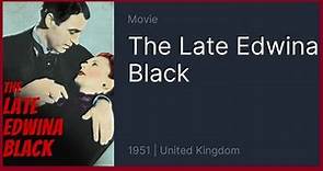 The Late Edwina Black {Obsessed} David Farrar-Geraldine Fitzgerald-Roland Culver (Maurice Elvey 1951)