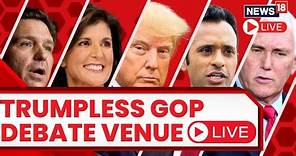 Republican 2024 Presidential Debate Live | GOP Primary Candidates Take Stage Without Donald Trump