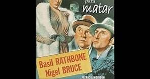 Sherlock Holmes en Vestida para matar ( Dressed to Kill ) 1946│Película completa en español