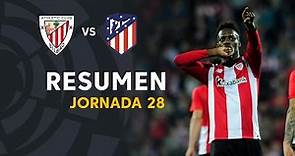 Resumen de Athletic Club vs Atlético de Madrid (2-0)