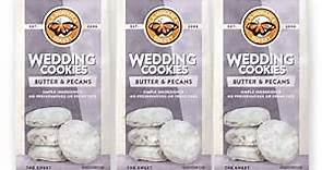Mexican Wedding Cookies, 6 Ounce (Pack of 3), Buttery Cookies with Pecans and Dusted with Powdered Sugar by La Monarca Bakery