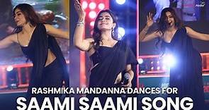 Rashmika Mandanna Dances for Saami Saami Song | Pushpa Songs | Shreyas Media