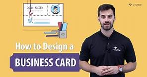 How to Design a Business Card | Do's and Don'ts for Business Card Design