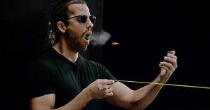 David Blaine catches a bullet in his mouth | David Blaine