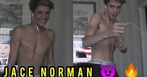 Jace Norman dancing shirtless on TiKTok 🔥😈