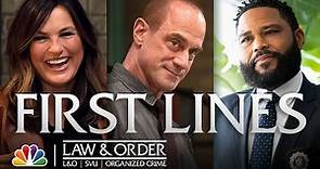 Cast Recalls Their First Lines | NBC’s Law & Order