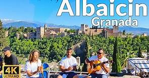 Walking Tour of Albaicín, Granada - Best View of Alhambra (4K Ultra HD, 60fps)