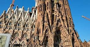 Visiting La Sagrada Familia, Barcelona, Spain