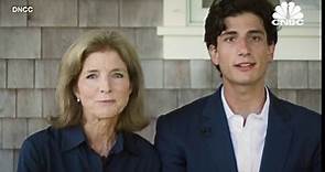 Caroline Kennedy & son John Schlossberg on Joe Biden