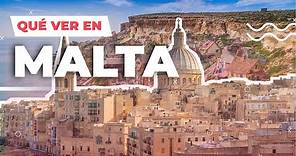 QUÉ VER en MALTA 😍🇲🇹 | 10 Lugares imperdibles en esta joya del Mediterráneo