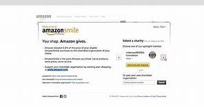 How to use Amazon Smile to Make Donations