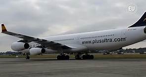Guayaquil recibe primer vuelo de aerolínea española Plus Ultra
