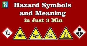 Hazard Symbols and meaning in just 3 Minutes
