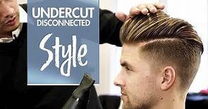 Undercut hairstyle disconnected - Men's hair & styling Inspiration