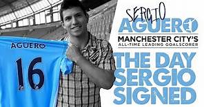 THE DAY SERGIO SIGNED | Story behind Aguero's signature