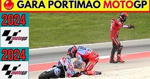 GARA MOTOGP GP PORTIMAO 2024 CADUTI MARQUEZ E BAGNAIA INCIDENTE PORTOGALLO RACE highlights