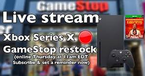 Xbox Series X restock live stream: GameStop Thursday