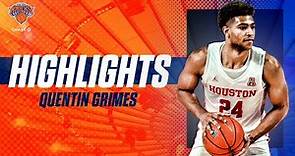 Quentin Grimes College Highlights | 2021 Knicks Draft