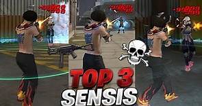 Top 3 Sensibilidades Para Pegar TODO ROJO Con la UMP en Free Fire😈 HACKER🤯