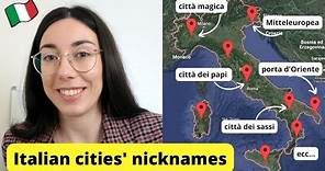 Do you know these Italian cities nicknames? (Italian comprehension B1+) (Sub)