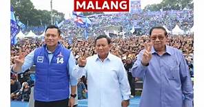 Terima kasih Presiden RI Ke-6 Bapak Susilo Bambang Yudhoyono, Mas Agus Yudhoyono dan keluarga besar Partai Demokrat yang telah memberikan semangat baru dan dorongan yang sangat besar untuk pasangan #PrabowoGibran. #BersamaIndonesiaMaju | Prabowo Subianto