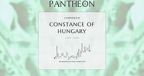 Constance of Hungary Biography - Queen consort of Bohemia